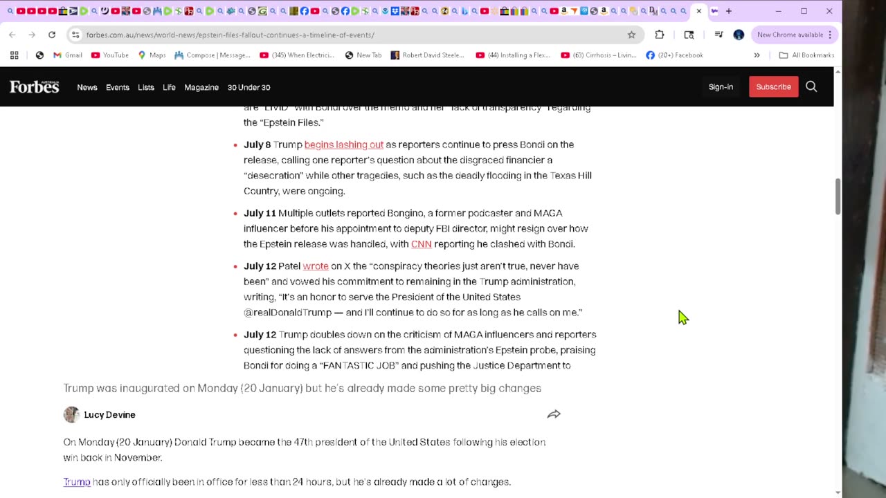 Jeffery Epstein and His Files – Just What Are We Supposed To Believe