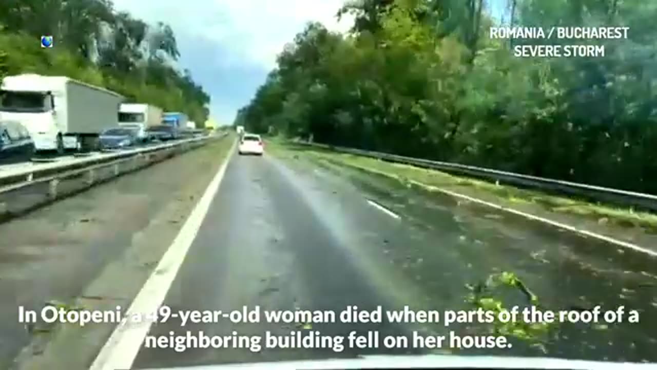 Une autre puissante tempête en Europe a causé de graves dégâts à Bucarest