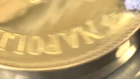 napoleon 24 k gold - giant table lighter - restoration