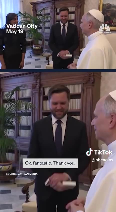 JD Vance Meets Pope Leo XIV