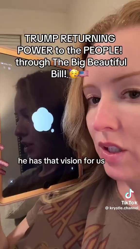 TRUMP RETURNING POWER TO THE PEOPLE THROUGH THE BIG BEAUTIFUL BILL