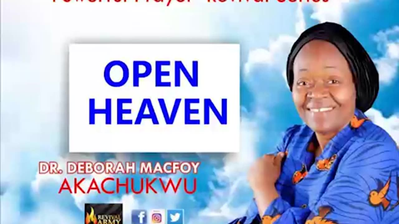 Powerful Prophetic Open Heaven Prayers By Bishop Deborah Macfoy Akachukwu