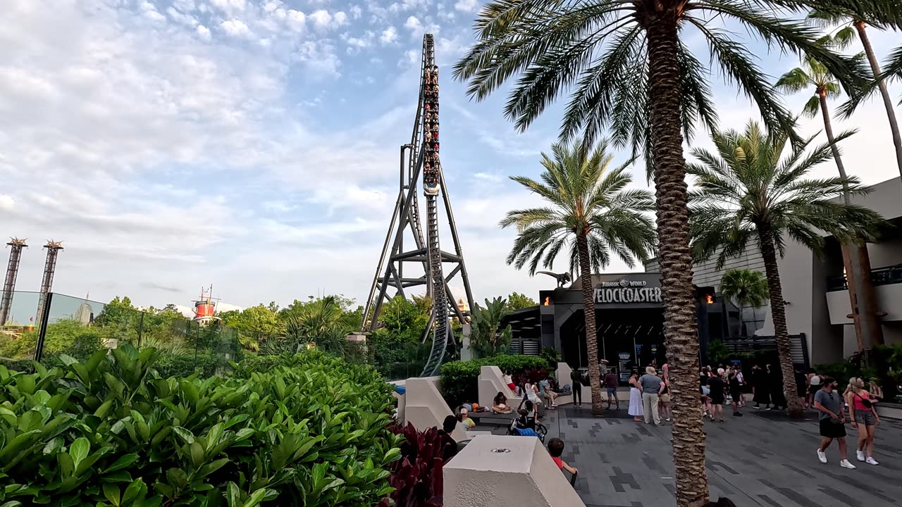 A Sensational Snippet from Rider of Roller Coasters: Velocicoaster [Off Ride Multi Angle]