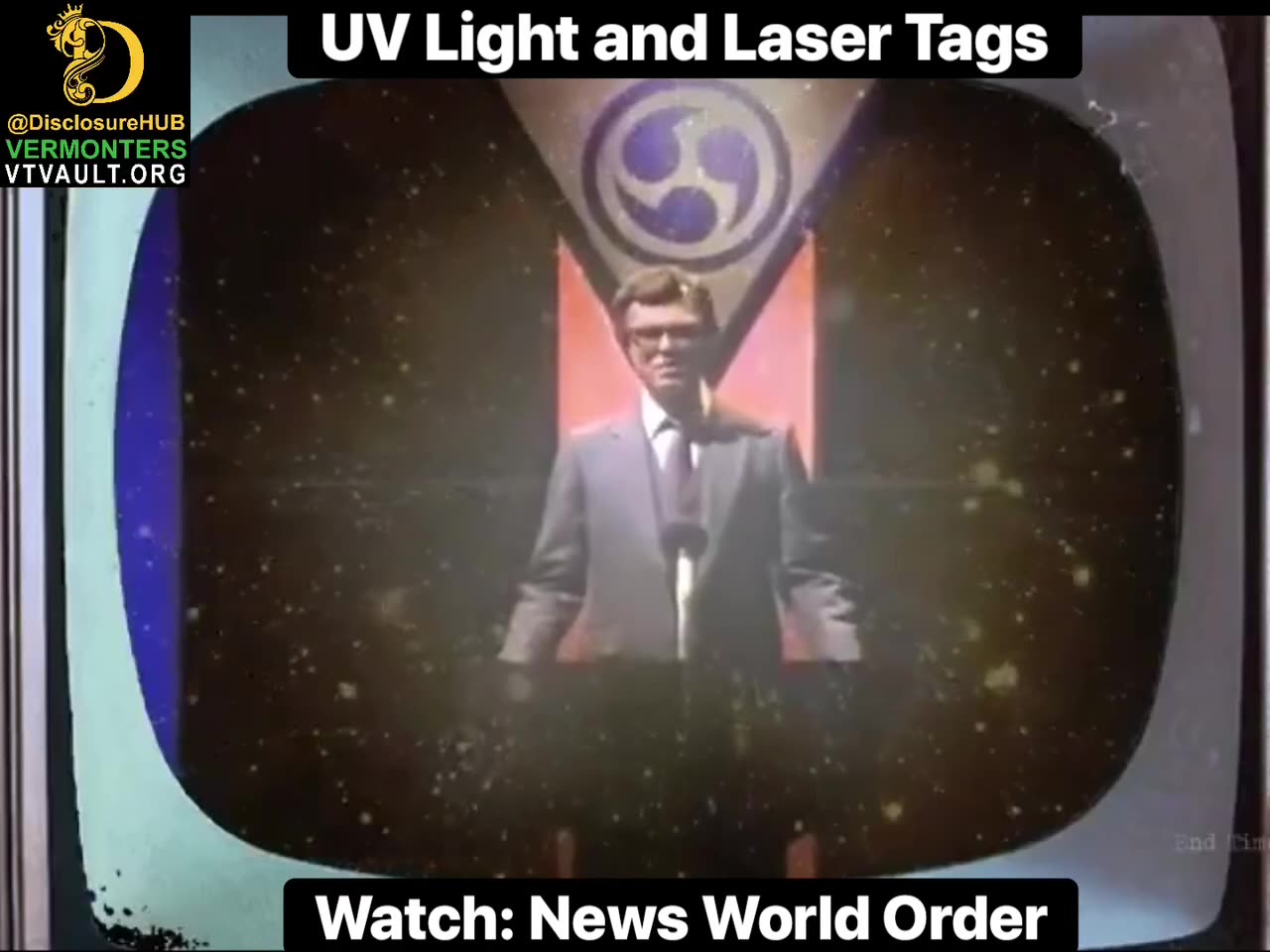 Old movie clip- New world order - Uv Lights - Controlling food supply