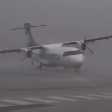 Storm on the island of Corsica