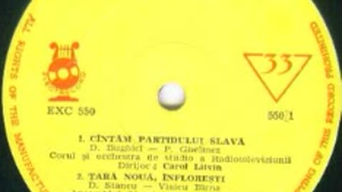 Corul Radioteleviziunii Romane-Cantam partidului slava