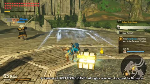 Hyrule Warriors Age Of Calamity Guerreros De Hyrule La Era De Calamidad King's Escort