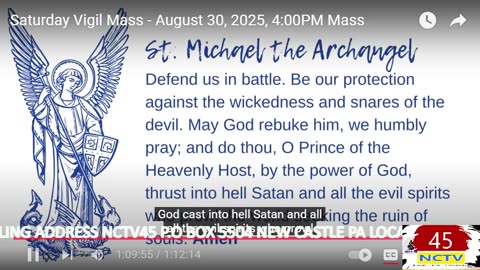 NCTV45 CATHOLIC MASS HOLY SPIRIT PARISH (ST VITUS) 4 PM SUN AUGUST 30 2025