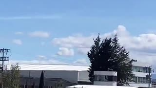 Small plane carrying 10 people crashes into building in Toluca, west of Mexico City.