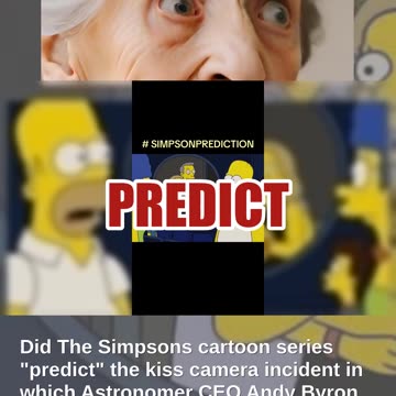 Fact Check: Simpsons Did NOT Predict Coldplay Kiss Cam Controversy