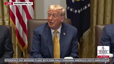 WATCH FULL: President Trump Holds a Cabinet Meeting at The White House - 7/8/25