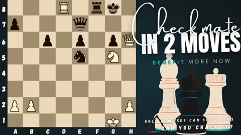 Can you checkmate in 2 moves? (White to play)♟️