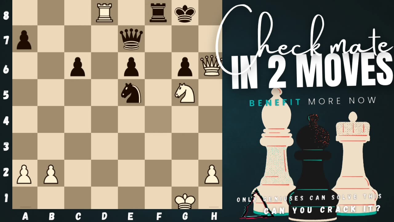 Can you checkmate in 2 moves? (White to play)♟️