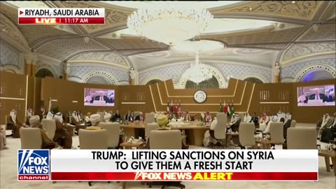 Trump lifts sanctions on Syria to give nation a 'fresh start'