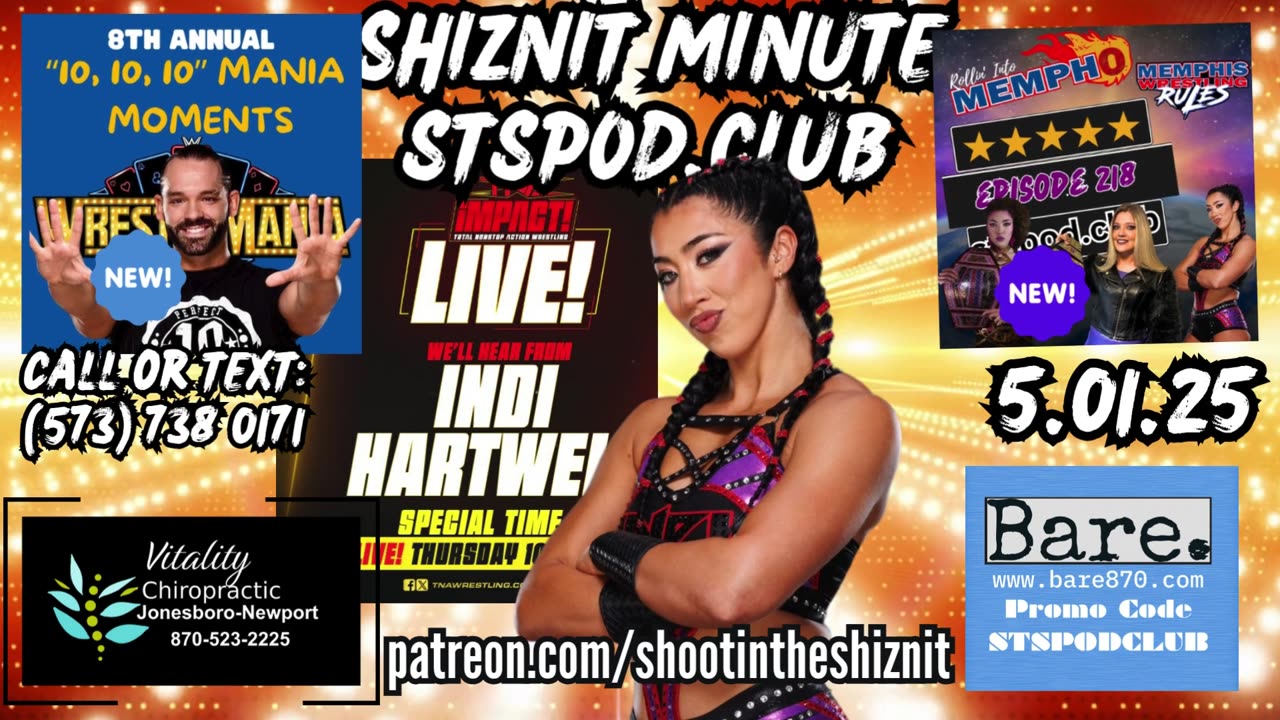 SHIZNIT MINUTE 05.01.25-BT TALKS TNA IMPACT!
