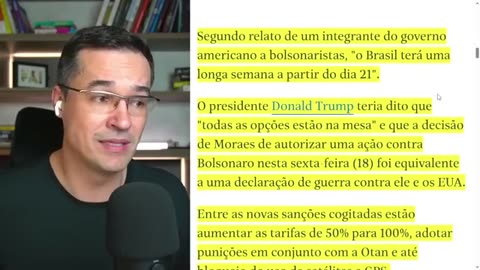 URGENTE: Trump cancela visto de Moraes, STF, PGR e FAMILIARES