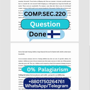 Student Work (Exam) | COMP.SEC.220 All Questions Solution | Tampere University, Finland