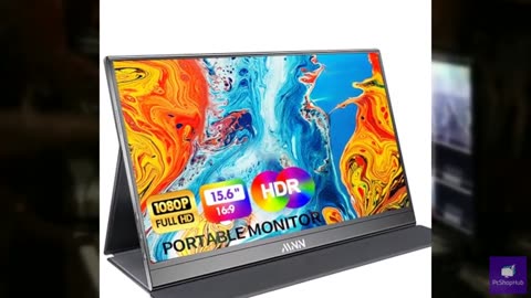 MNN Portable Monitor 15.6inch FHD 1080P USB C HDMI Gaming Ultra-Slim IPS Display