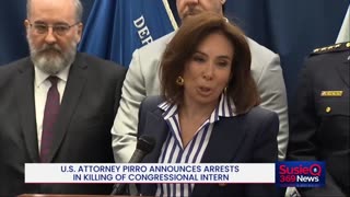 U.S. Attorney Pirro Announces Arrests in Killing of Congressional Intern