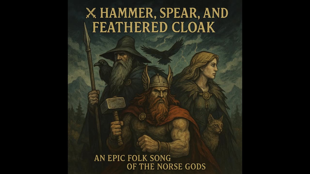 ⚔️ Hammer, Spear, and Feathered Cloak ⚔️ By Synth Berserker