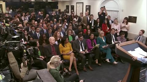 Leavitt, the WH Press Secretary, addressed reporters' accusations Trump is trying to "profit"