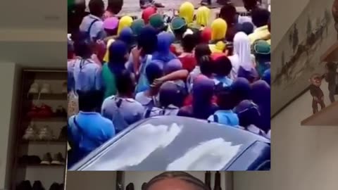 The woman behind this video please is verydarkman the lagos state governor?