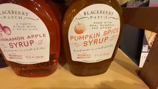 In a sea of syrup I found pumpkin spice 🎃