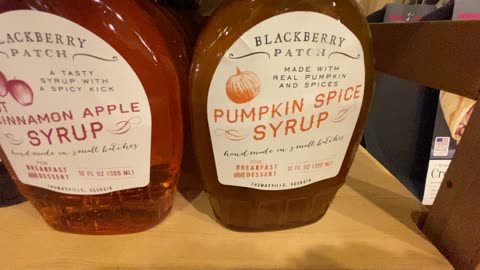 In a sea of syrup I found pumpkin spice 🎃