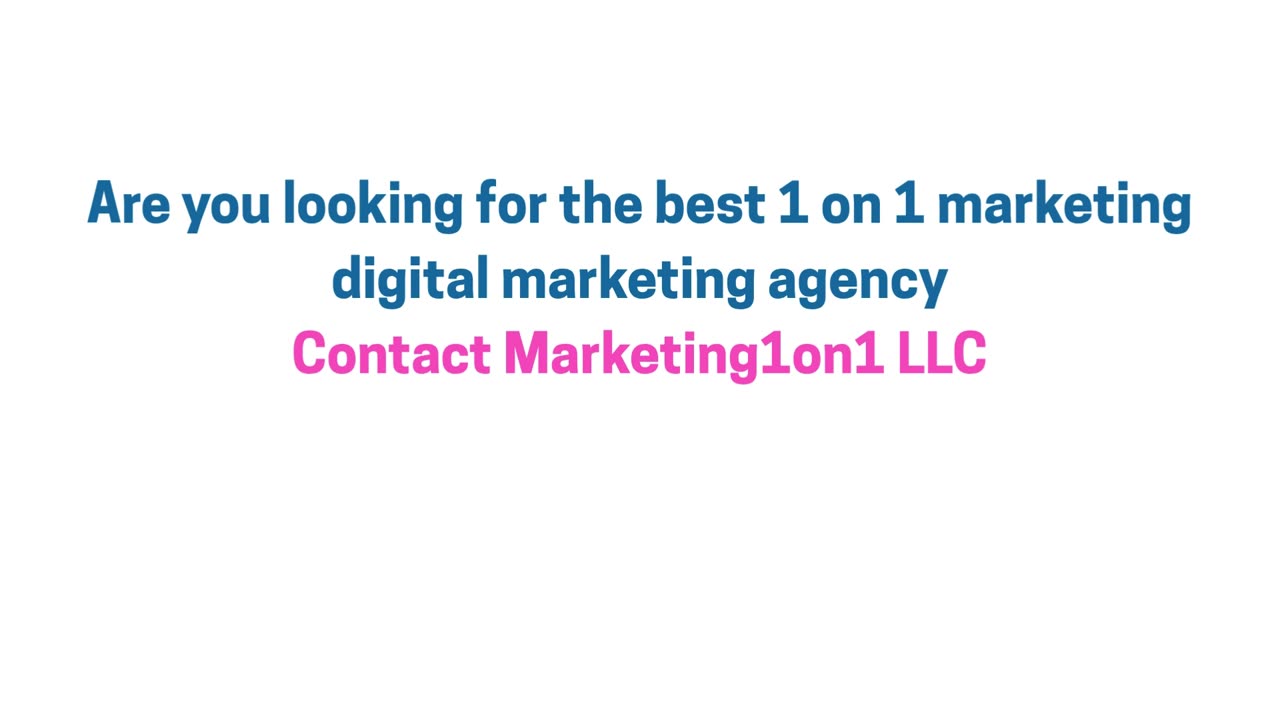 Marketing 1 On 1