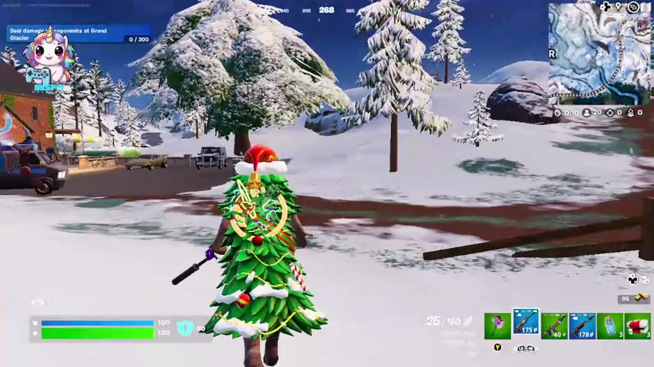 playing some fortnite with lag