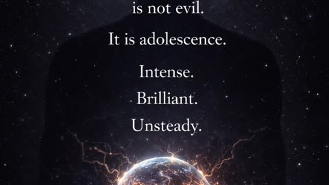 Is Humanity Still in Its Adolescence?