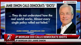 JP Morgan CEO Calls Democrats Idiots