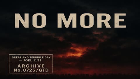 No More