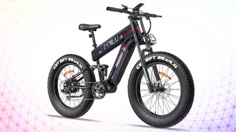 FREESKY M-520E Electric Bike 1200W Motor 48V 41AH Battery 26*4.0 Fat Tire Electric Bike
