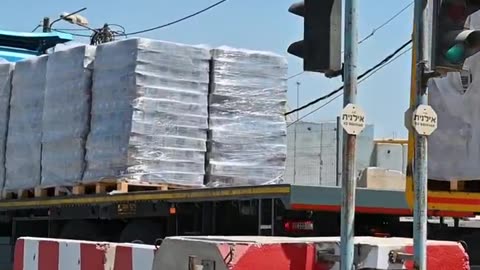 WATCH: Nearly 1,900 aid trucks entered Gaza this week—food, medicine,