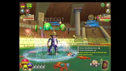 Another day of wizard101 doing some quest and be in the arena
