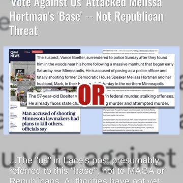 Fact Check: Alec Lace Post About Democrats 'Life At Stake' If They 'Vote Against Us' Blamed Dem Base