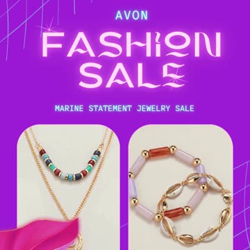 AVON MARINE STATEMENT JEWELRY SALE
