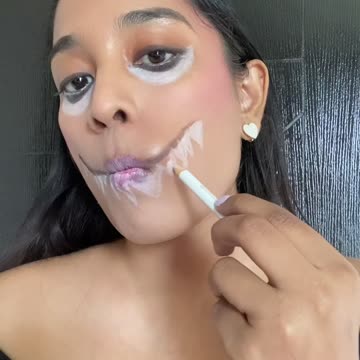 Creepy? or Cute? 👀 Turning myself into the viral Labubu monster doll