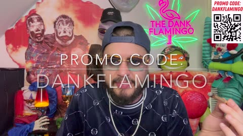 Purple Push Pop Fire from Lit Farms with the Dank Flamingo!!!