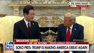 South Korean Leader Wants Trump Tower Built In North Korea After Lauding President's Foreign Policy