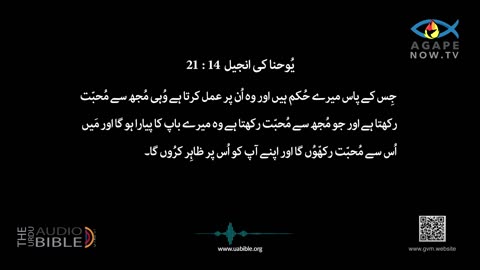 John chap 14 | Gospel ofJohn | Urdu Bible | یوحنا کی انجیل | Yohana ki Anjeel 14 baab