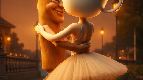 I am tung tung tung sahur and I love ballerina 💃☕ #tungtungtung #italianbrainrot