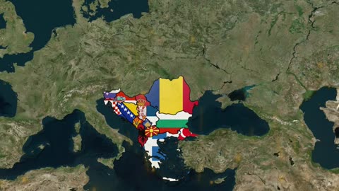 Balkans Today vs Ottoman Empire at Greatest Extent in the Balkans (1683 AD)-11