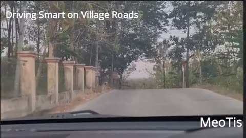 Driving smart on village toll roads