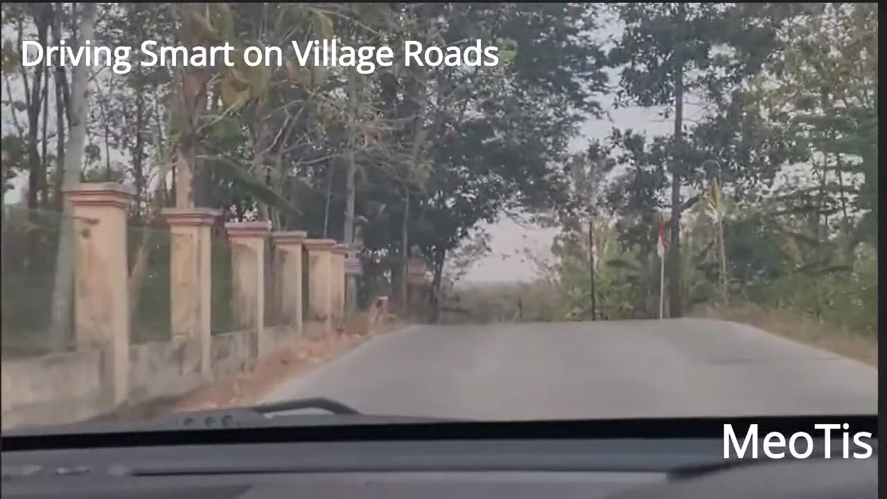 Driving smart on village toll roads