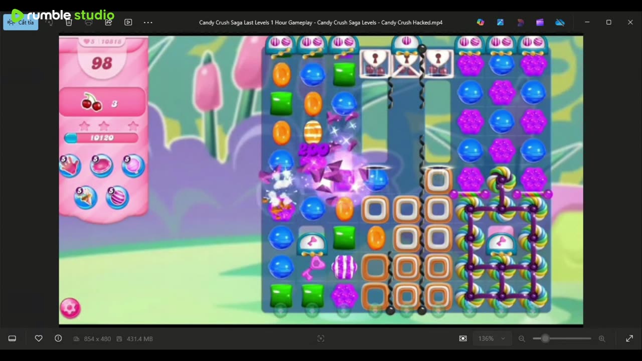 LIVE Candy Crush Saga Last Levels - Candy Crush Hard Levels