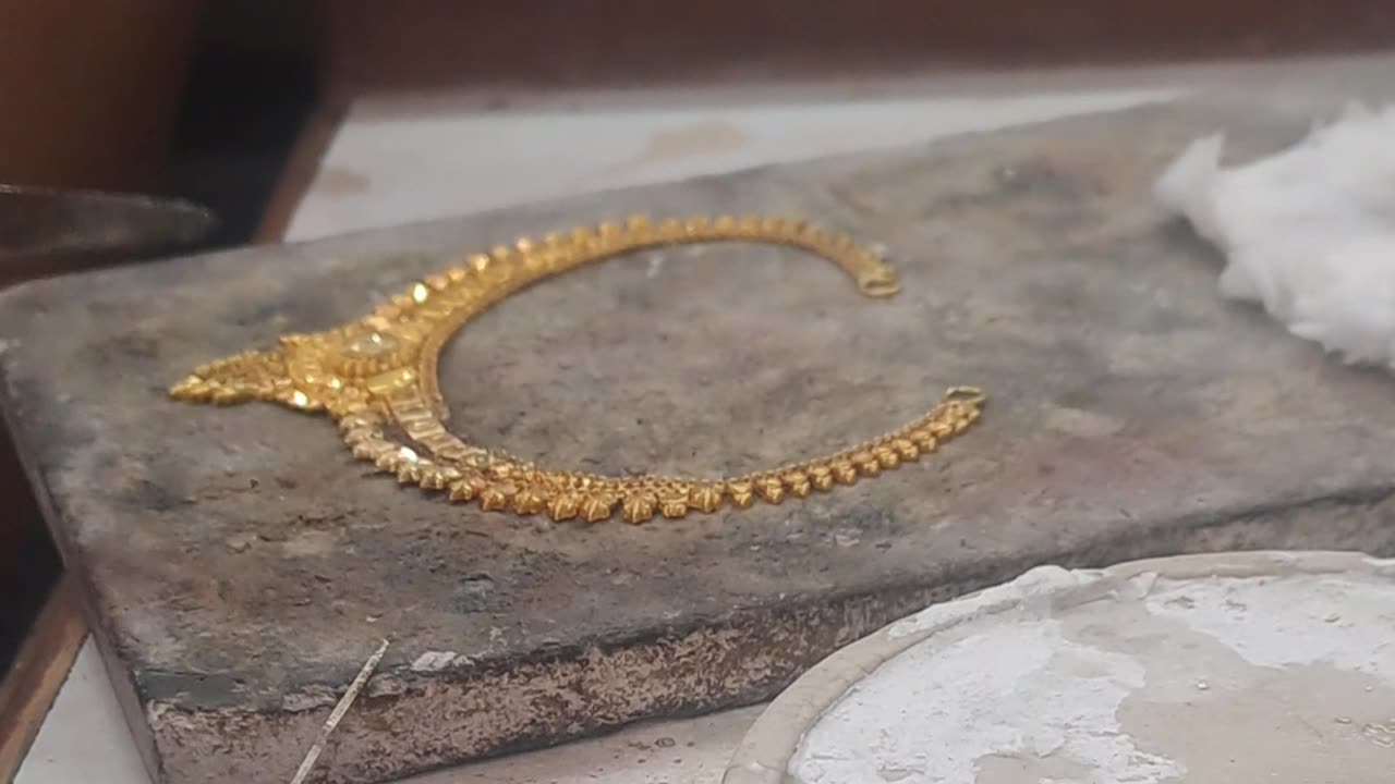 Handcrafted Gold Design”
