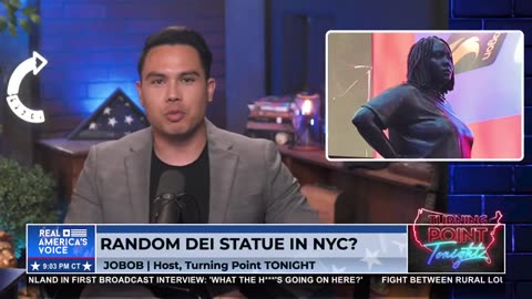 RANDOM DEI STATUE IN NYC?