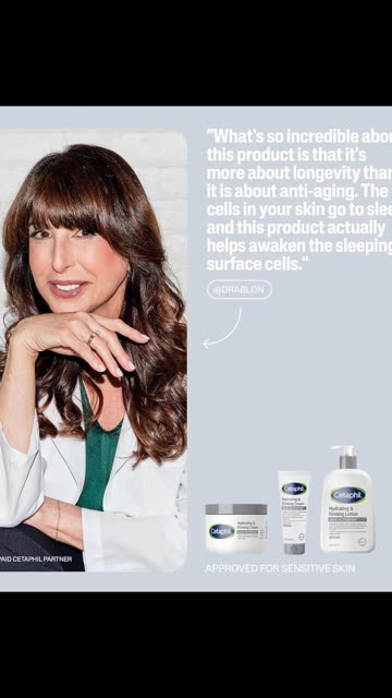 Cetaphil Skin Activator Hydrating & Firming Body Cream 12oz, Mandelic Acid